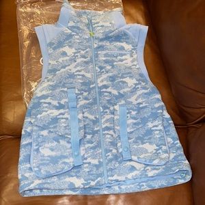 NWT Outdoor Voices unisex fleece blue rectrek vest